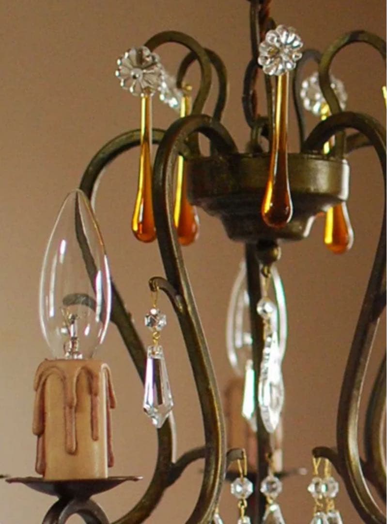 ぐり　Handleオリジナルアンティーク風シャンデリア(ラルム・L）