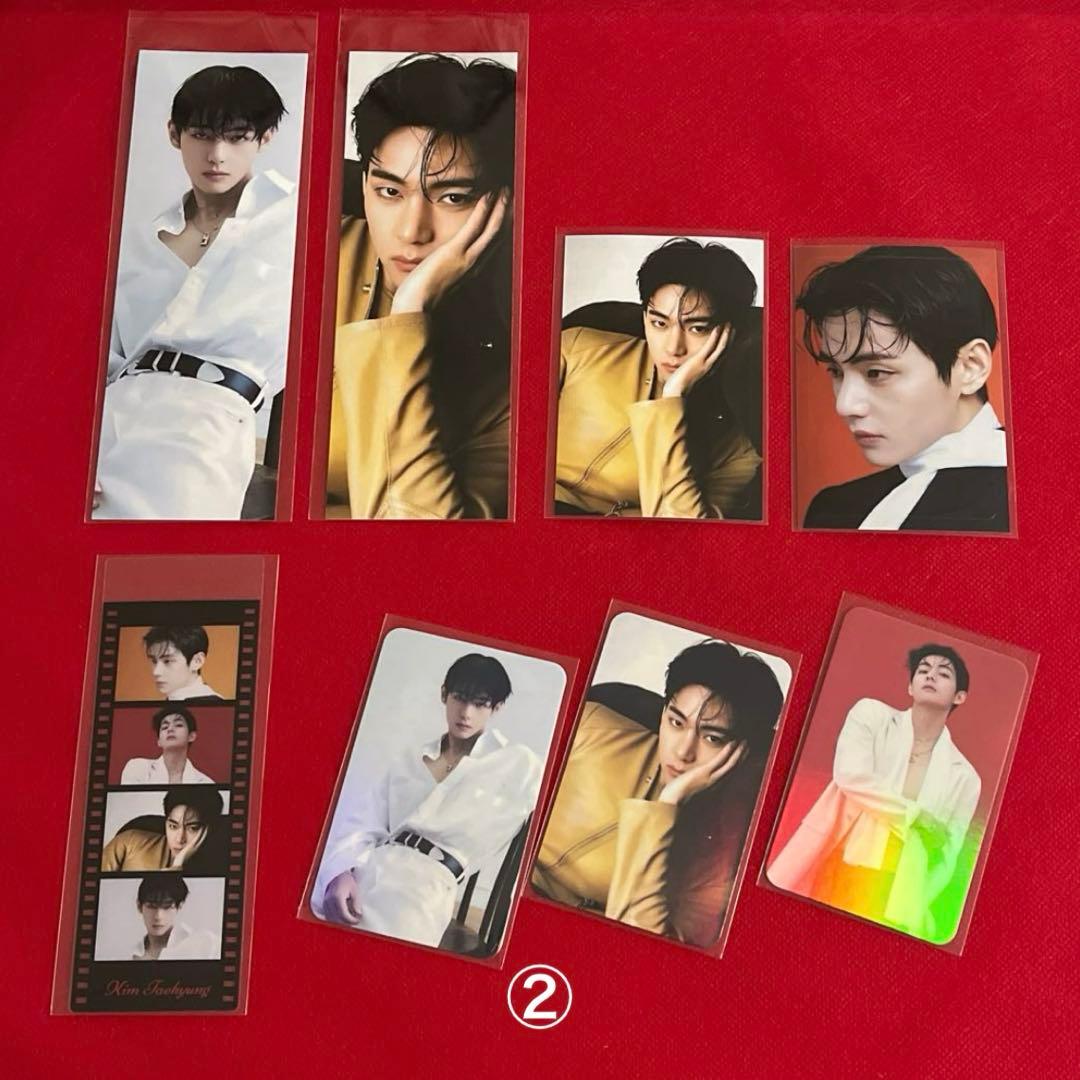 BTS ロングステッカー・正方形両面フォト・ホログラム両面フォトカード♡Ｖ