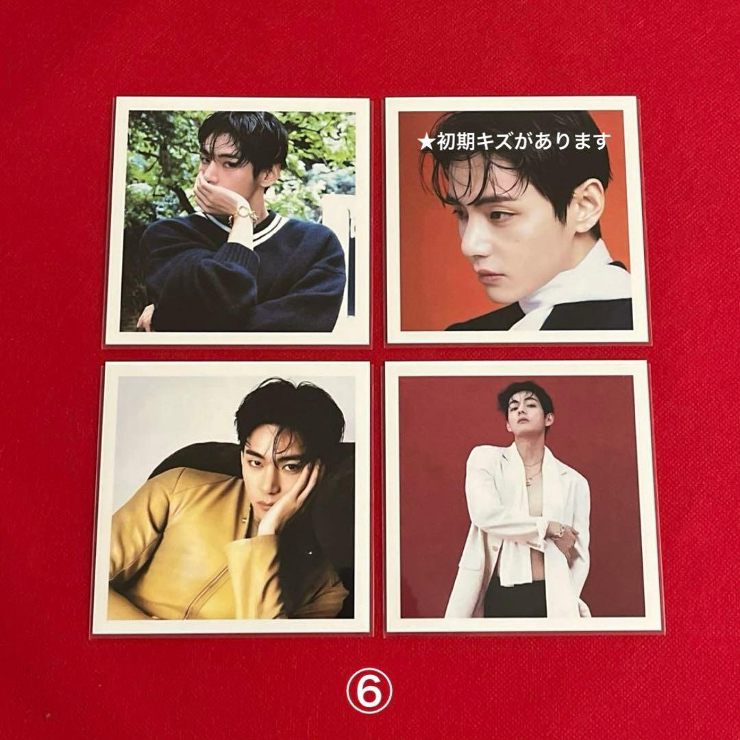 BTS ロングステッカー・正方形両面フォト・ホログラム両面フォトカード♡Ｖ