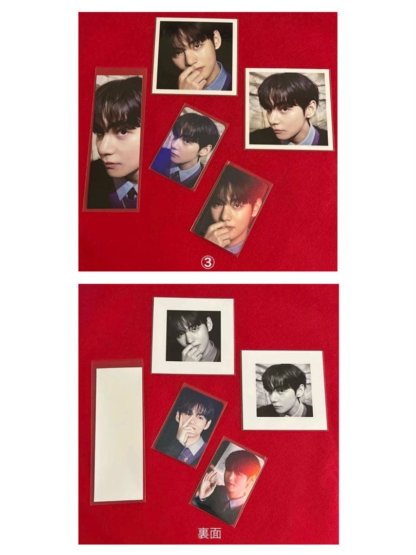 BTS ロングステッカー・正方形両面フォト・ホログラム両面フォトカード♡Ｖ