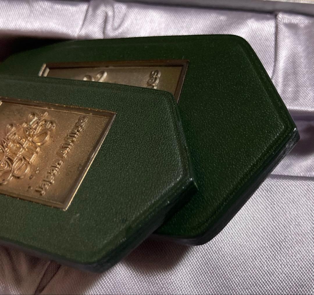 JAL 亀タグ JGC25万マイル搭乗記念 大小2個セット