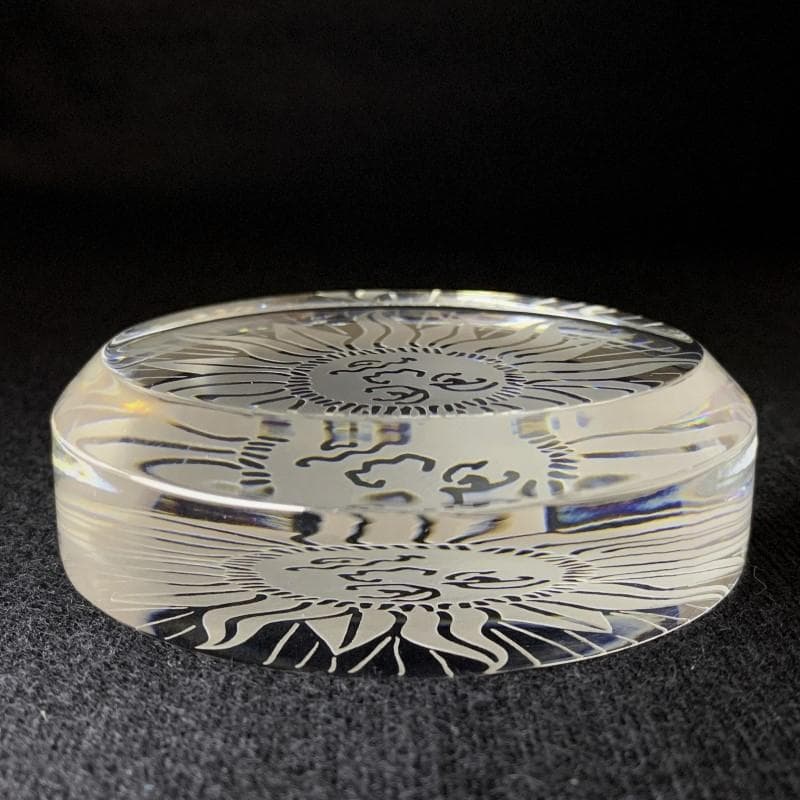 バカラ　Baccarat 太陽のクリスタル ペーパーウェイト