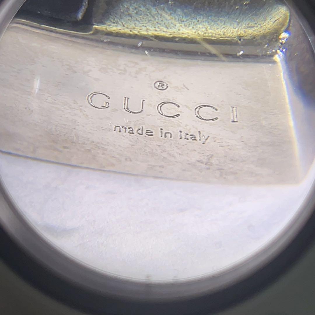 GUCCI グッチ ブレスレット ブラック レザー×シルバー 925刻印