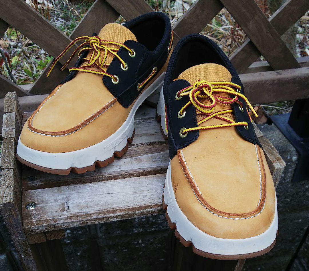 TimberlandティンバーランドウィートヌバックデッキシューズUS-9.5W