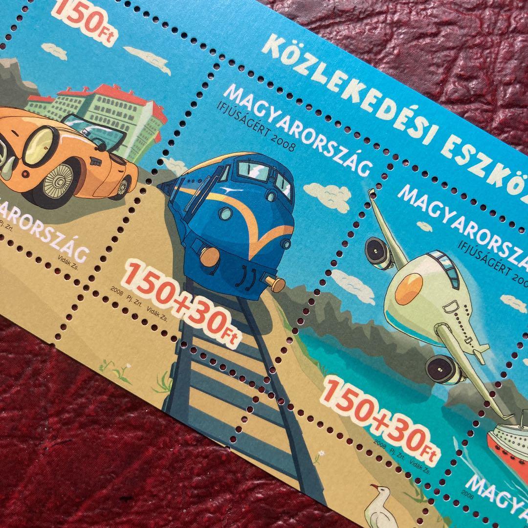 10051 外国切手　ハンガリー発行未使用小型シート