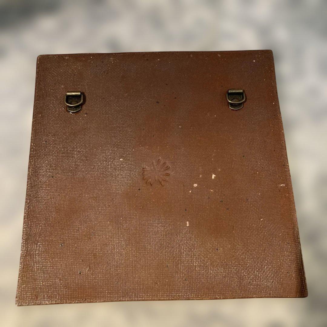 バーズワーズ　陶板　陶版　flying bird鳥模様の陶器プレート