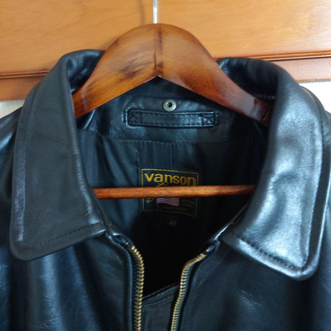 vanson レザージャケット 46 エンフィールド