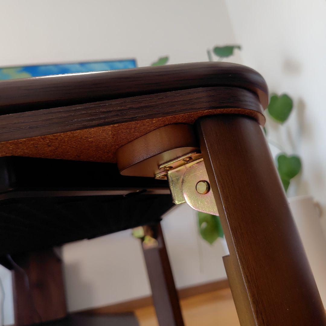 フラットヒーター折れ脚こたつ フラットモリス 105cmx75cm　送料無料