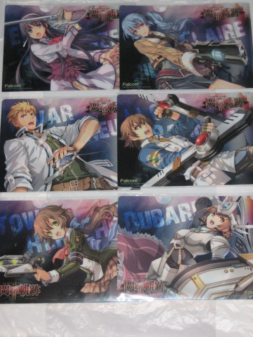 英雄伝説 閃の軌跡Ⅱ 抽選 限定 クリアファイル 創の軌跡 黎の軌跡 閃の軌跡Ⅳ