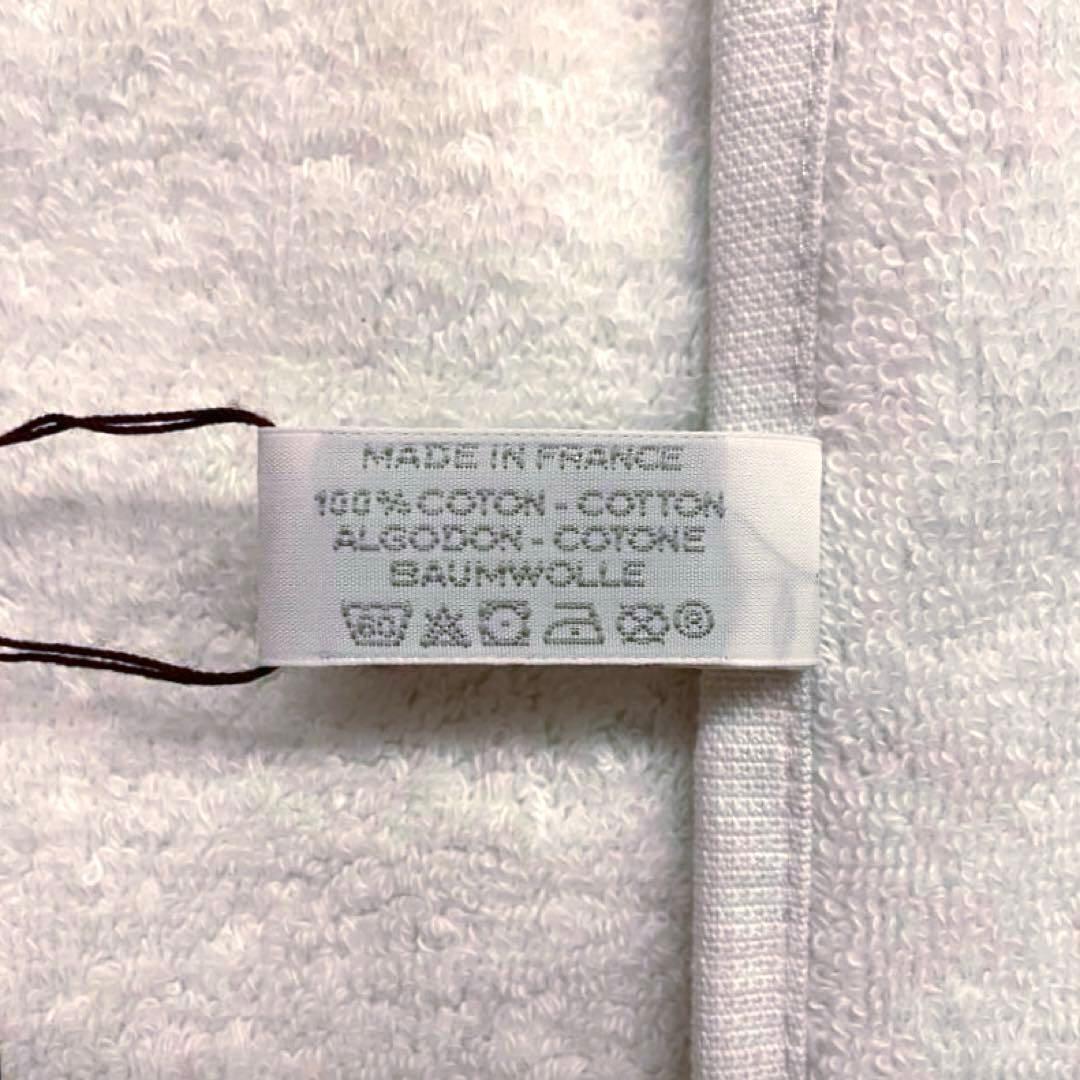 新品未使用 紙タグ付 エルメス フェイスタオル バスタオル アヴァロン 青