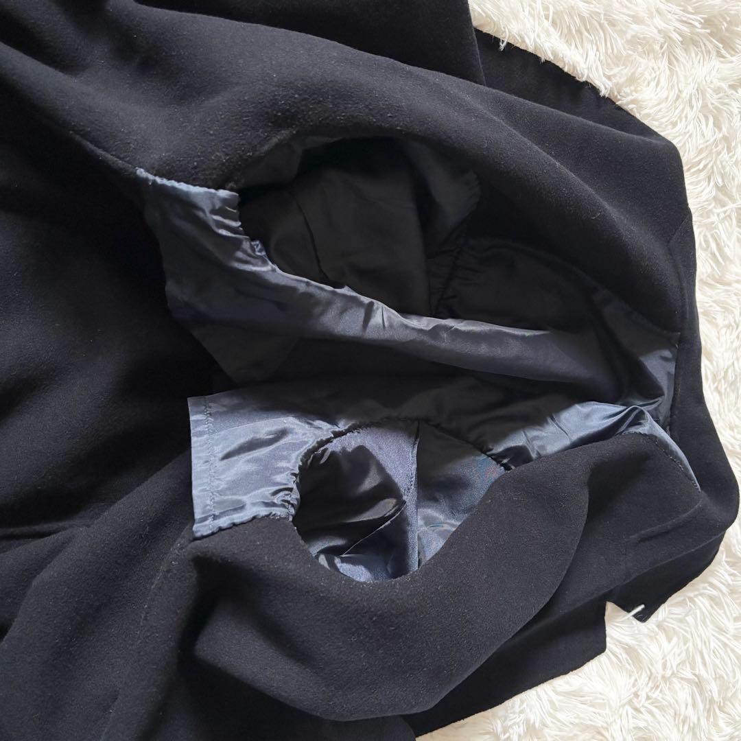 スローブイエナ　ハミルトン　ダブルフェイスロングコート　ネイビー