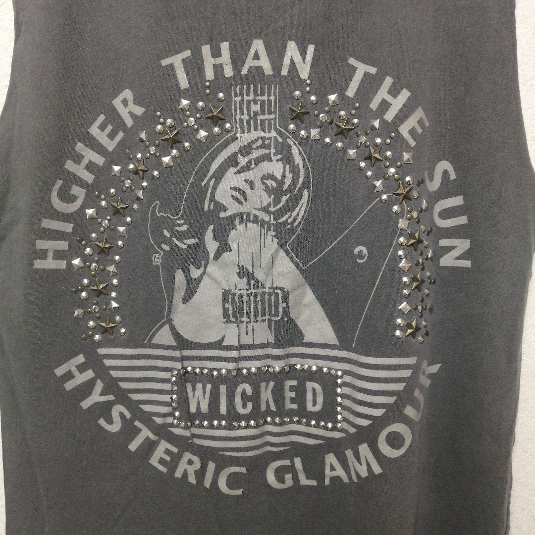 HYSTERIC Glamour ヒステリックグラマースタッズ付タンクトップ