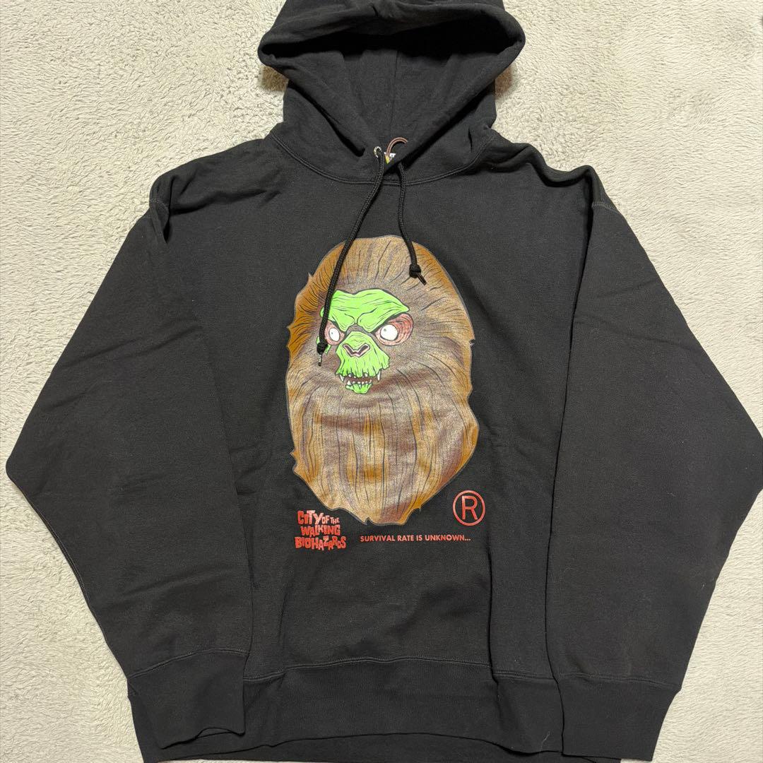 A BATHING APE BAPE ホラー　HEAD パーカー　スウェット