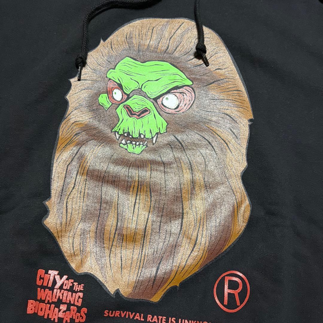 A BATHING APE BAPE ホラー　HEAD パーカー　スウェット