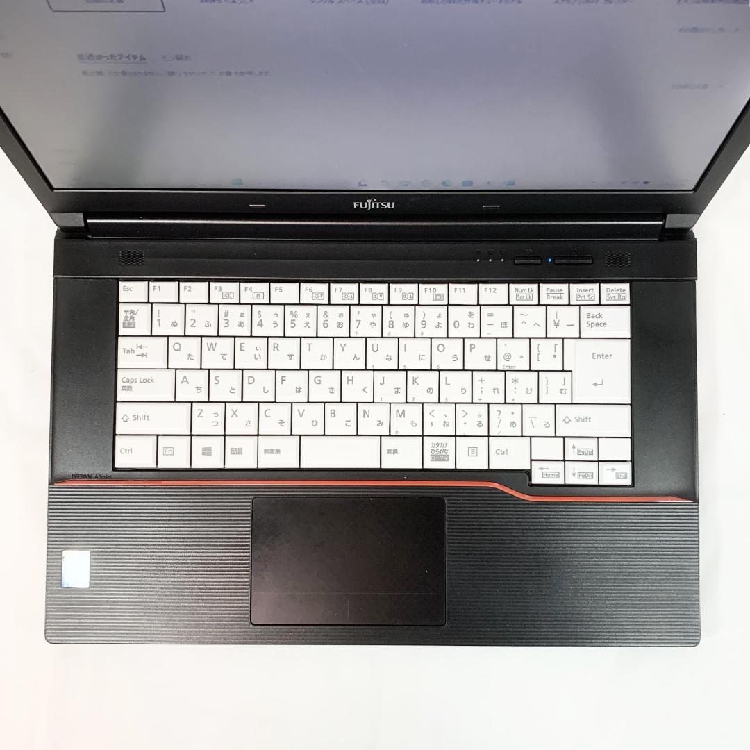 【オフィス付き】ノートパソコン黒　Windows11　8GB／SSD480GB✨