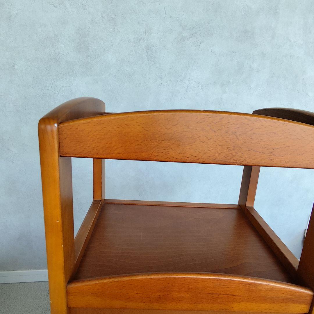 カリモク　karimoku 木製サイドテーブル 天然木電話台 インテリア