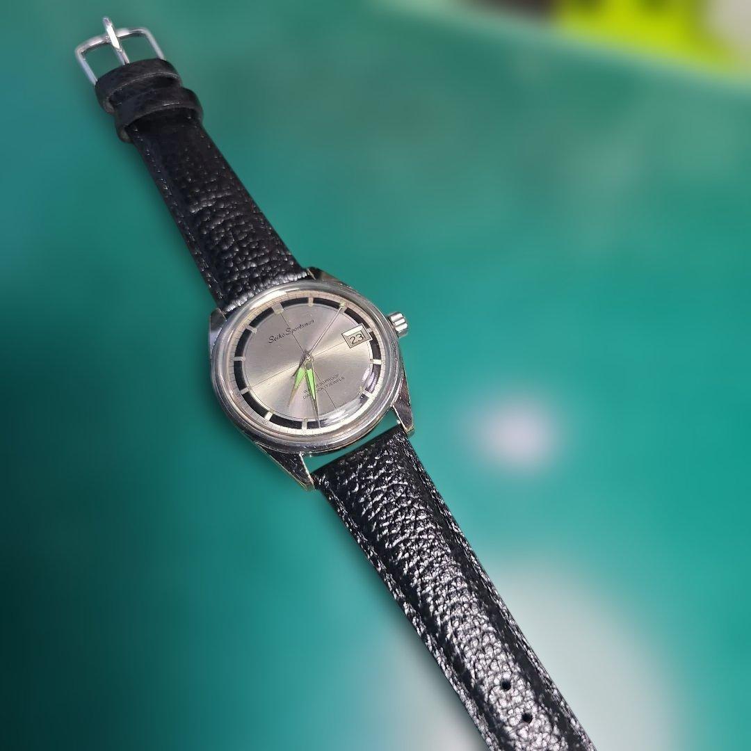 (OH済)セイコー スポーツマン17jewels手巻き時計 稼働品です。