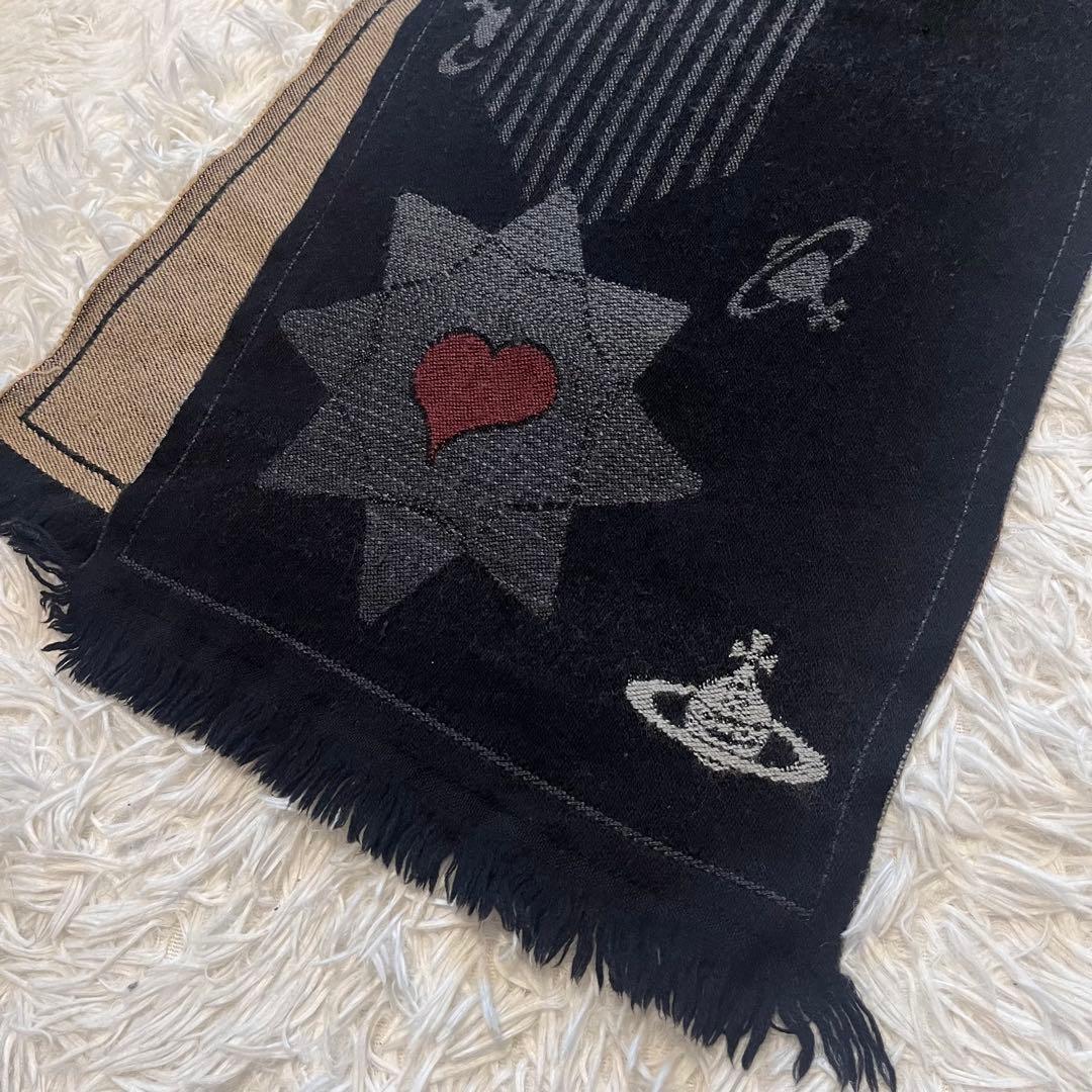 ヴィヴィアンウエストウッド マフラー オーブ ハート