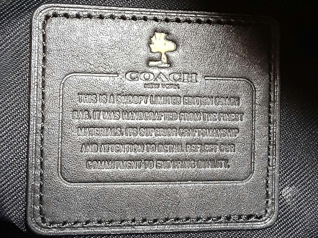 【希少】コーチ（COACH）×ピーナッツ（Peanuts） トートバッグ　ブルー