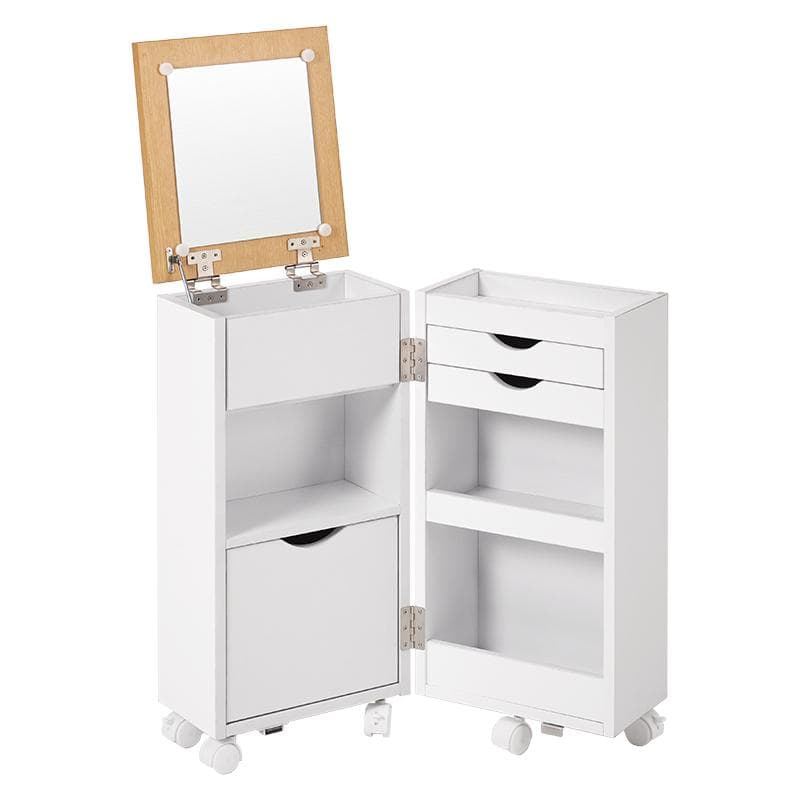 コスメワゴン　ミラー付き　コスメボックス　完成品