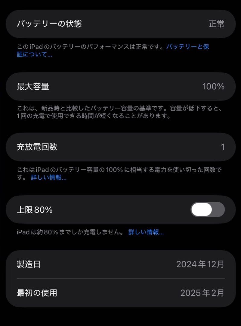 iPad mini 第7世代　Wi-Fiモデル　128GB ブルー
