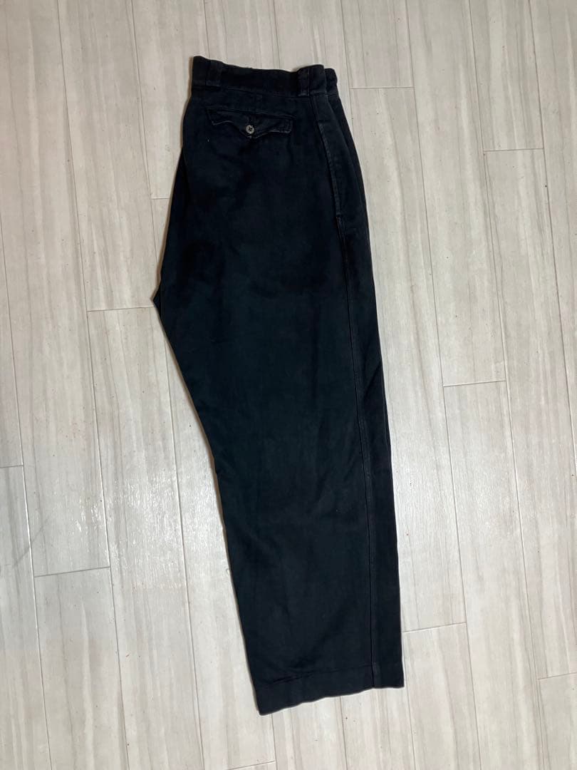 50s フランス軍　M-52 2タックチノ　後染めブラック