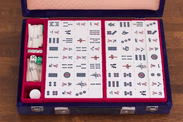 アンティーク 麻雀セット