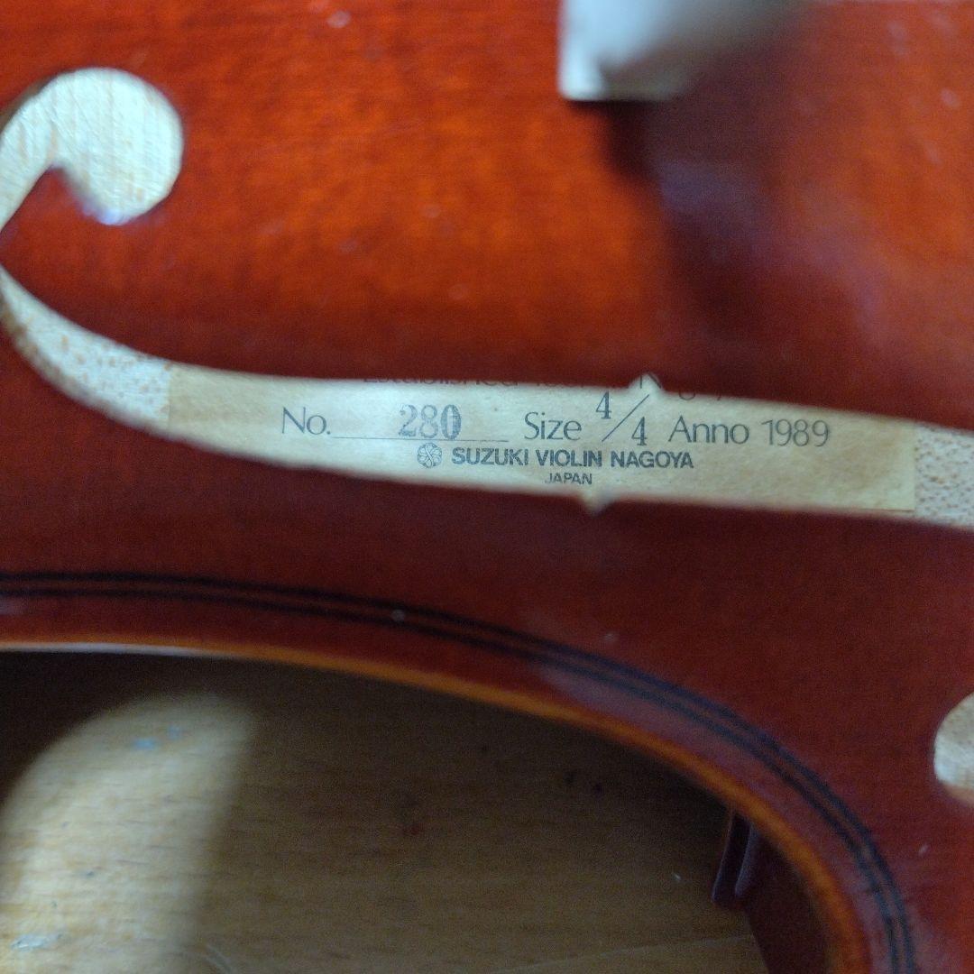 ♥値下げ中♥極美品スズキバイオリン4/4NO↵280♥弓ケース松脂付♥値引き不可