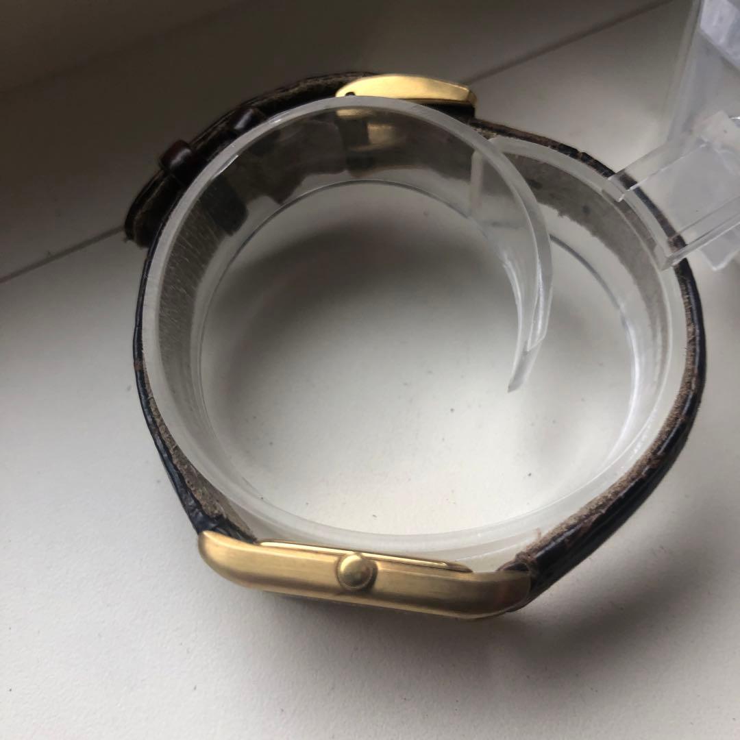 Yves Saint Laurent イヴ・サンローラン　電池新品　レザーベルト