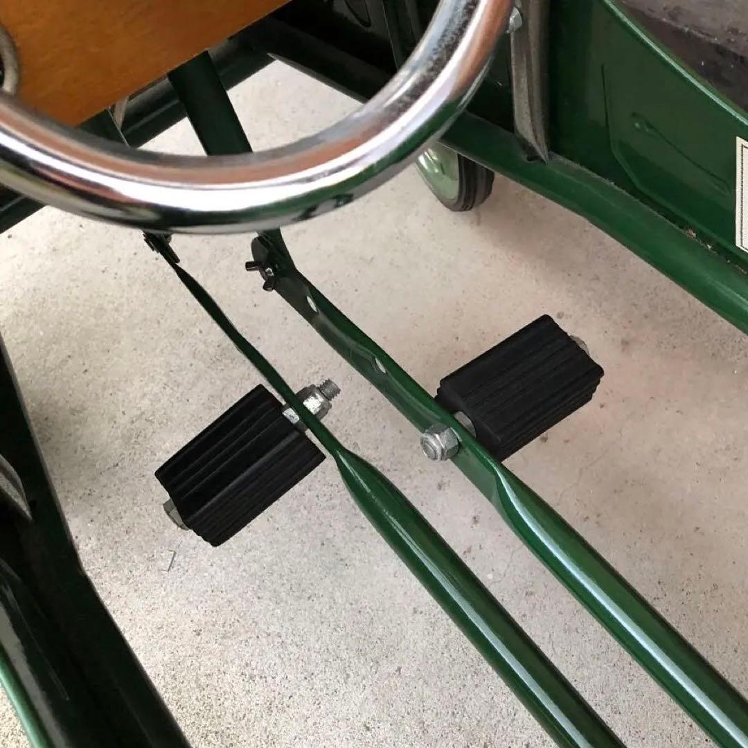 クラシック ペダルカー グリーン 乗用玩具