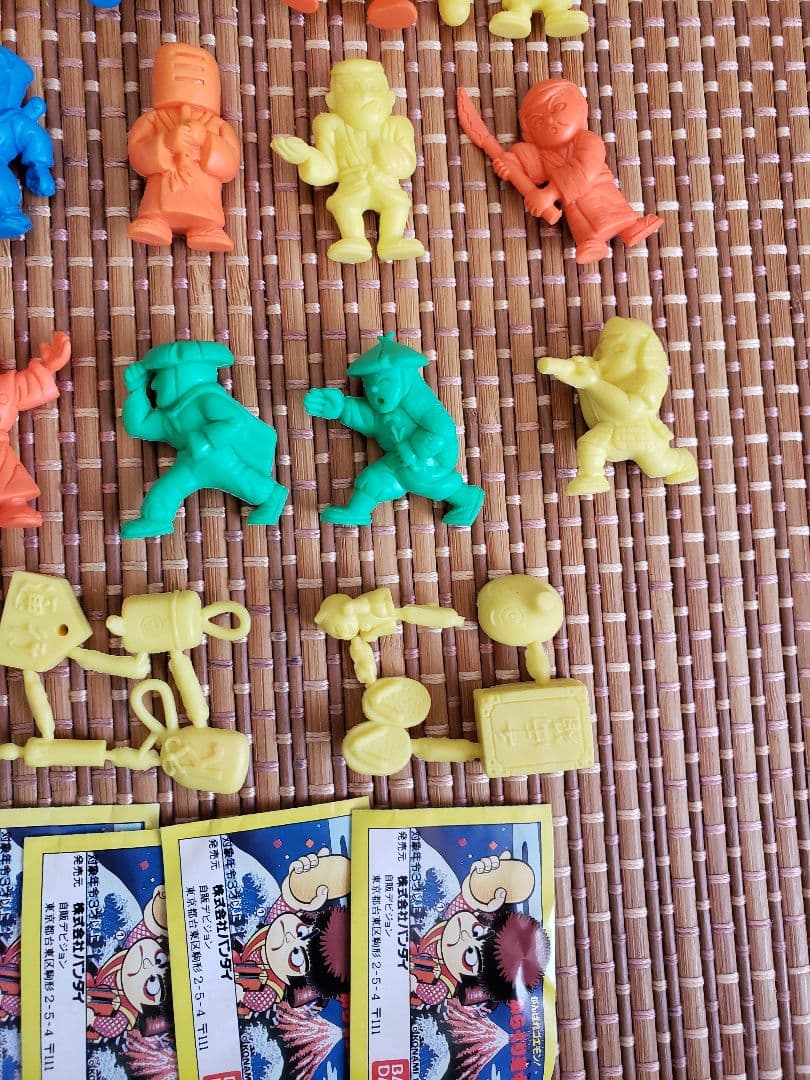 がんばれゴエモン消しゴムフルセット　ファミコン　キャラクター　キン消し