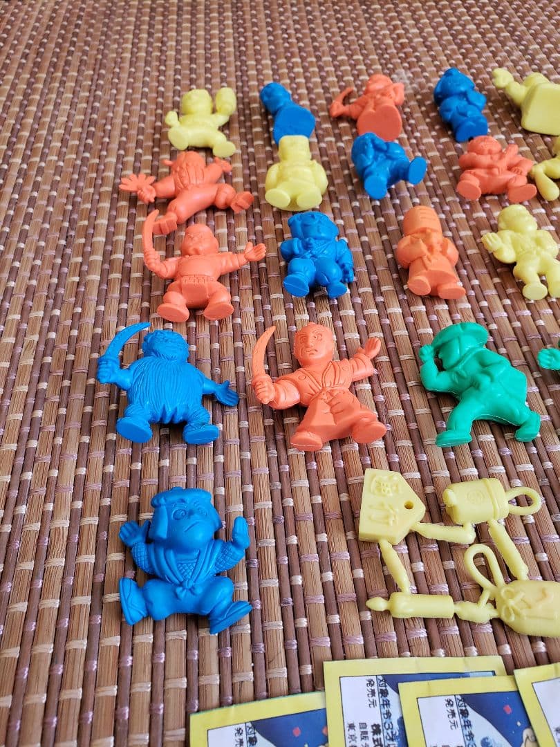 がんばれゴエモン消しゴムフルセット　ファミコン　キャラクター　キン消し