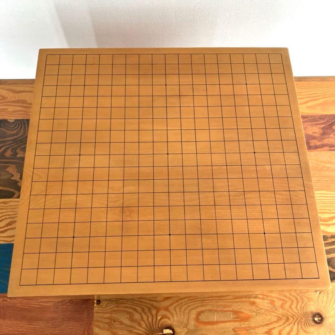 囲碁セット 碁盤と蛤碁石那智黒石の保証書付き