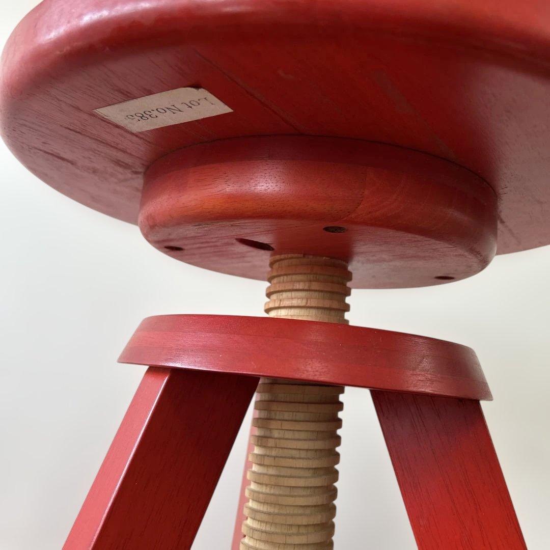 【極レア】アフタヌーンティー　レッド　スツール　赤