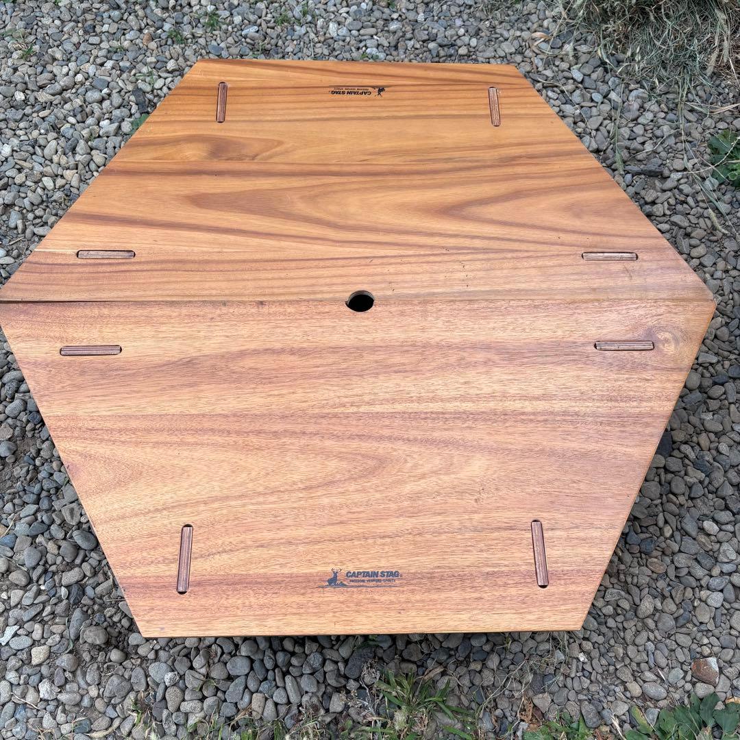 キャプテンスタッグ　ヘキサゴンセンターテーブル　セット