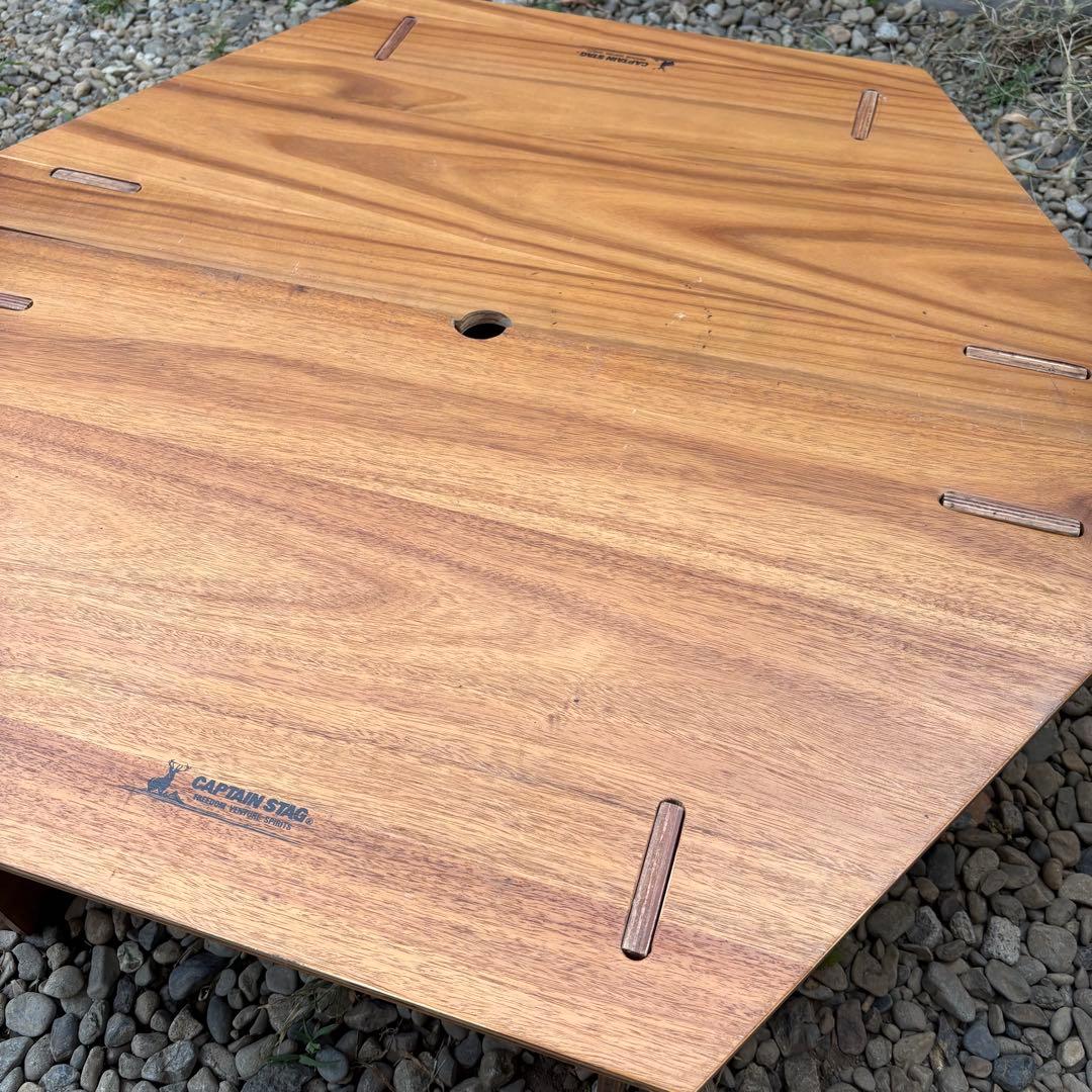 キャプテンスタッグ　ヘキサゴンセンターテーブル　セット