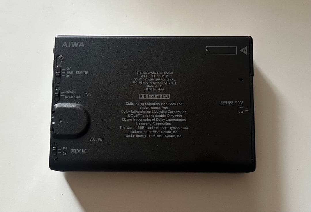 【希少】AIWA HS-PL50 カセットプレーヤー