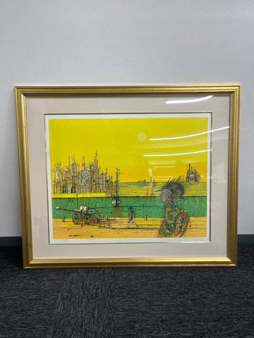 リトグラフ Jean Carzou ジャン・カルズー　コキスタンドール