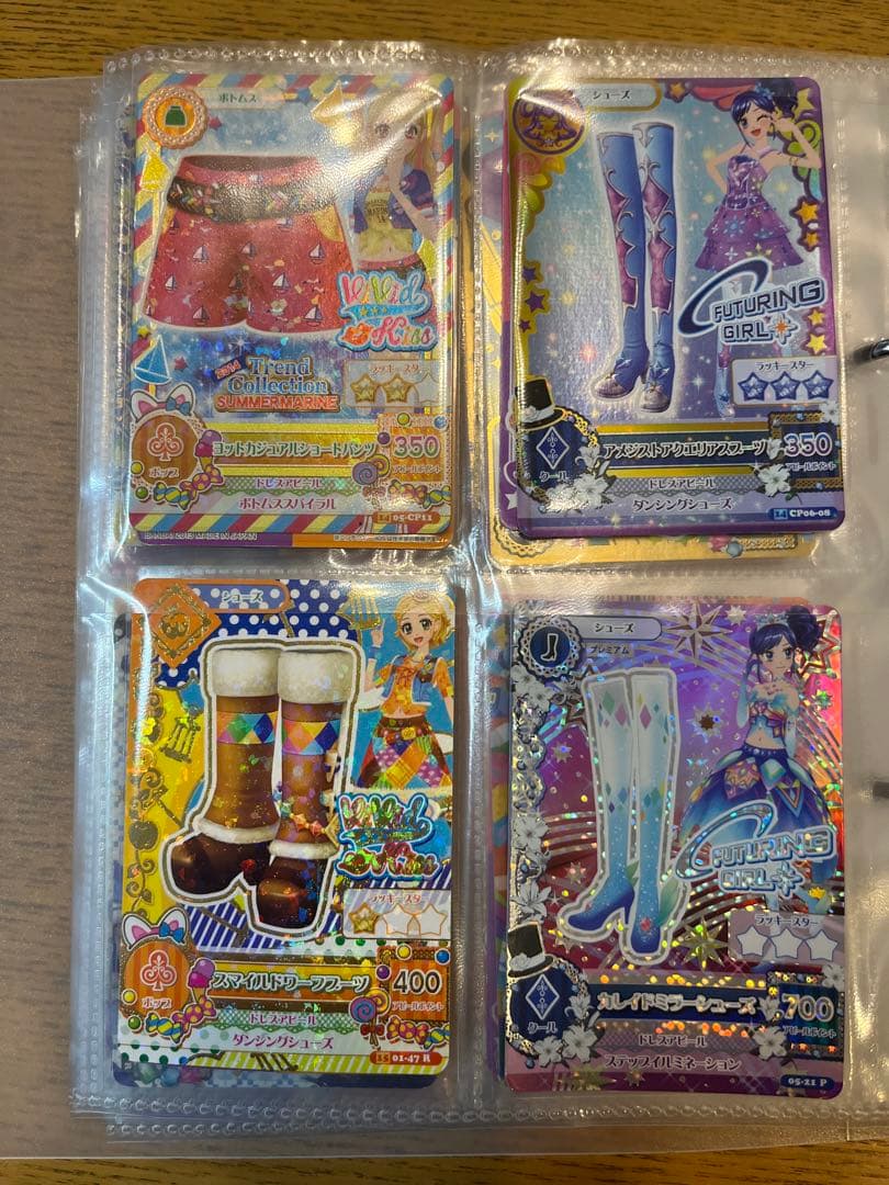 アイカツカードセット　バラ売り可能　コメントでほしいものの名前お願いします。