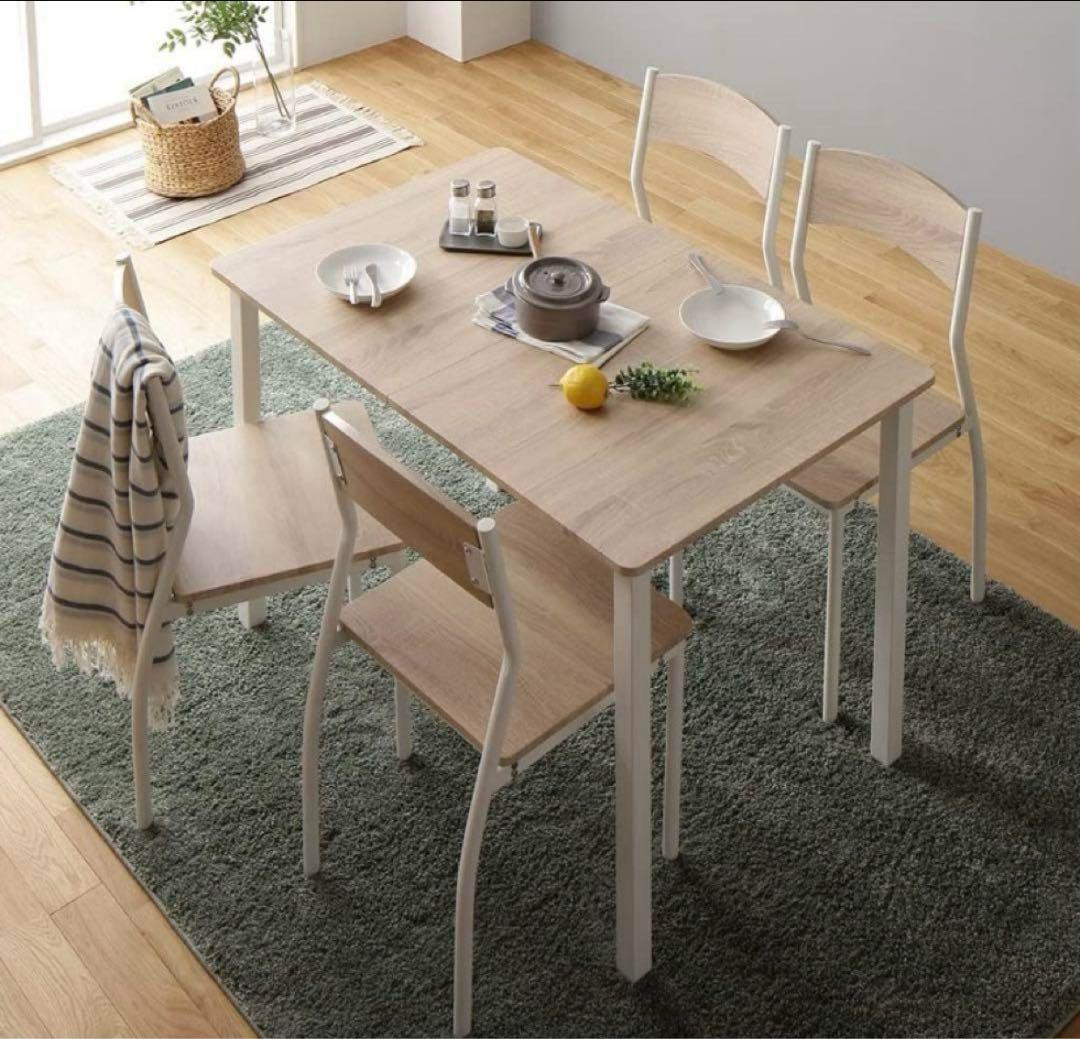 ダイニングテーブル、チェア4脚セット