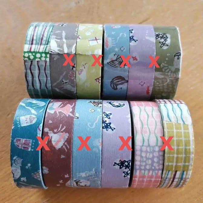 倉敷意匠 マスキングテープ　関美穂子さん　夜長堂　バラ売り その③