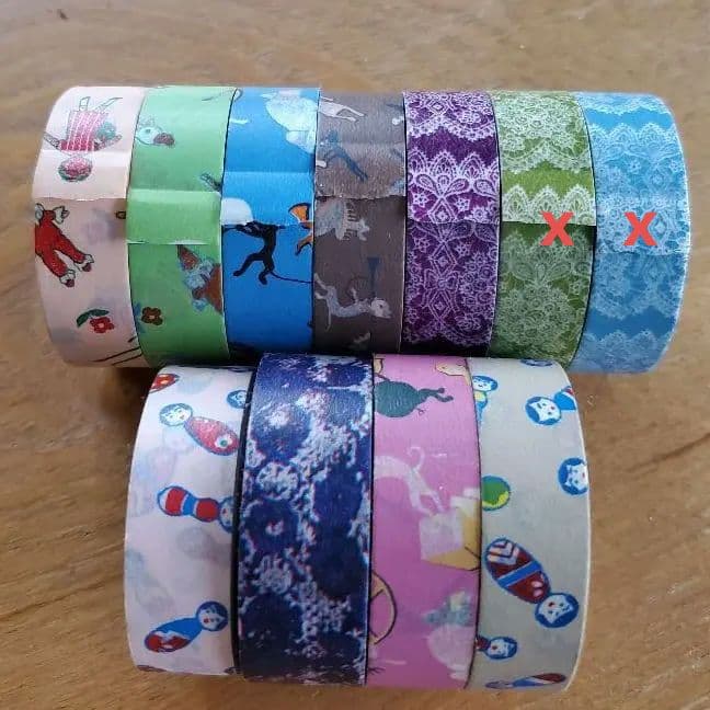 倉敷意匠 マスキングテープ　関美穂子さん　夜長堂　バラ売り その③