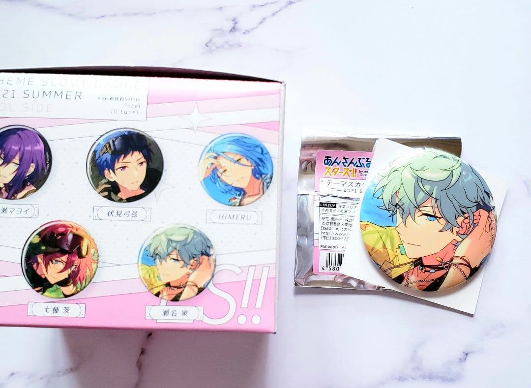 あんスタ　テーマスカウト　缶バッジ　瀬名泉　新品未使用