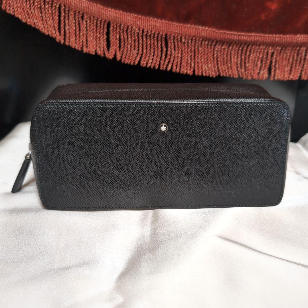 【綺麗♪】 モンブラン Montblanc ポーチ 筆箱 本革 サルトリアル