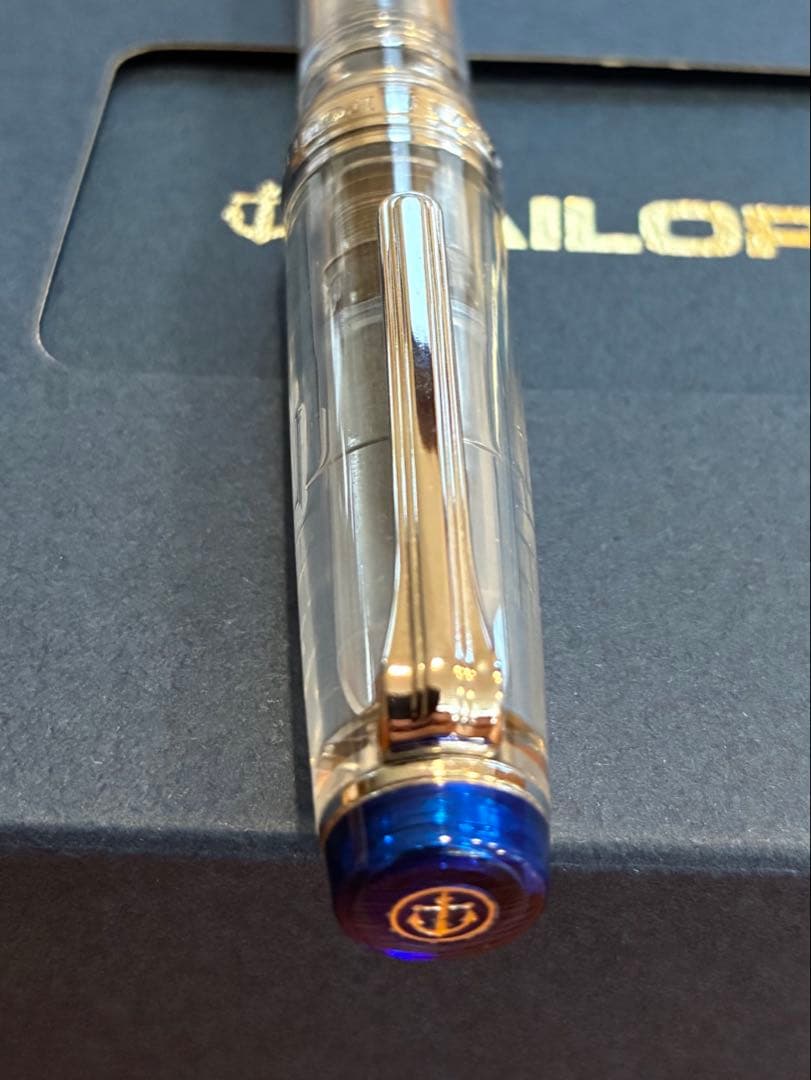 セーラー万年筆 プロフェッショナルギア レアロ趣味の文具箱限定 スケルトンブルー