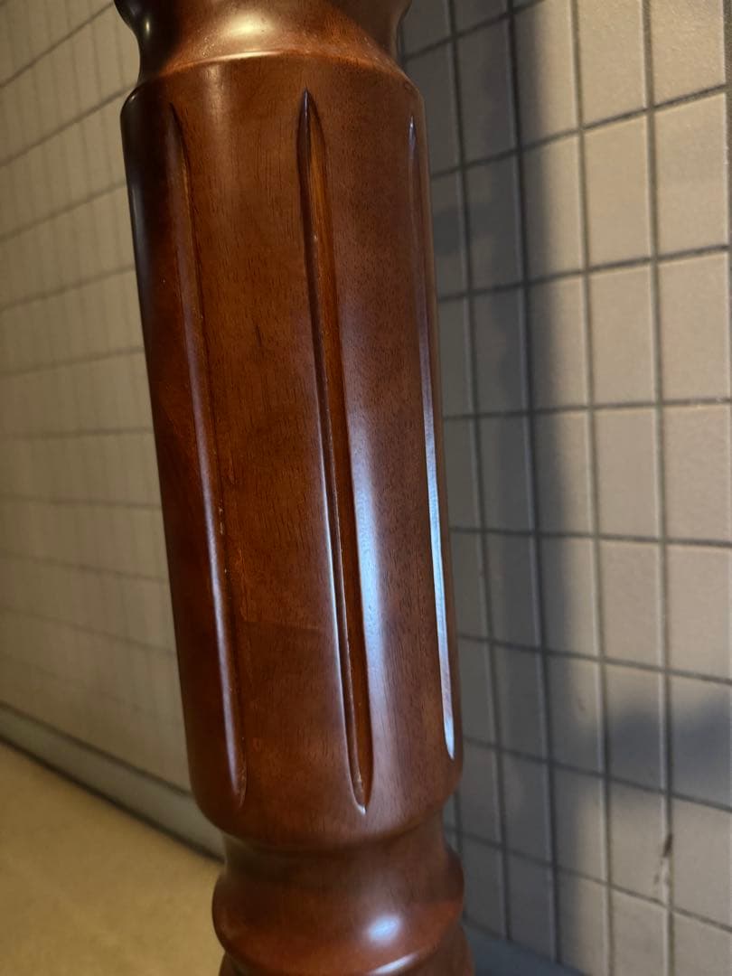 木製コート掛けスタンド ブラウン　ハンガーラック