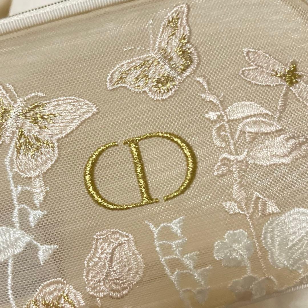 新品DIOR ディオール マザーズ デイ オリジナル ポーチ 刺繍 ノベルティー