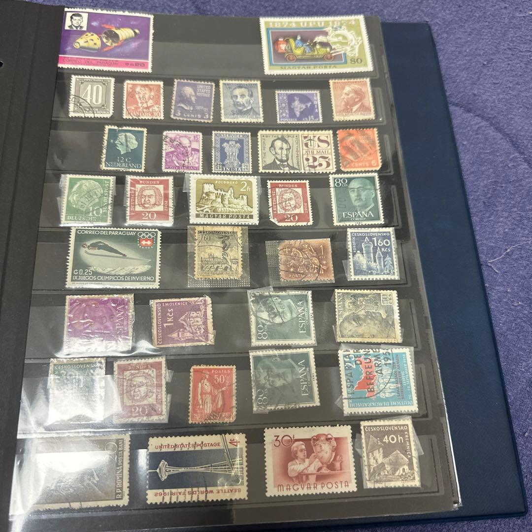 海外切手　使用済み