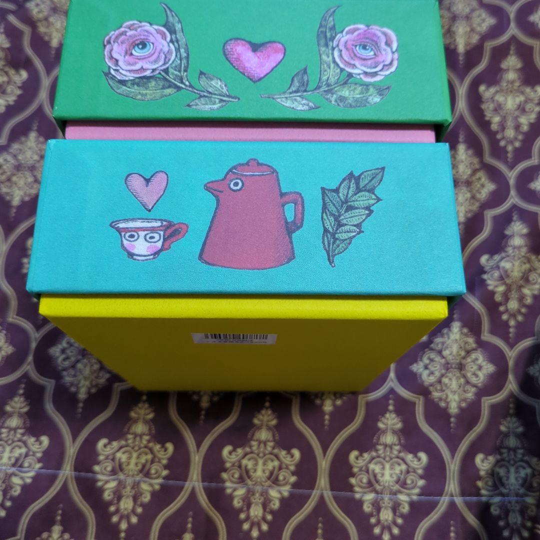 おまけ付　ヒグチユウコ　　BOX　ボリス雑貨店　BOX小さな画集4個