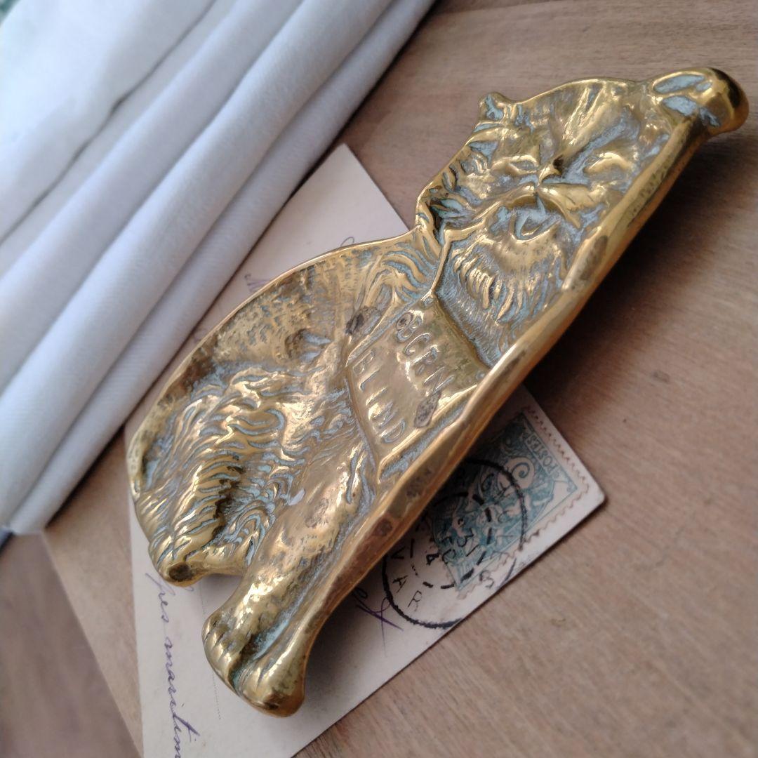 【E】猫小皿/アスティエ・ブロカント/フランスアンティーク・ネコトレイ